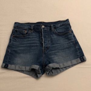Levi Blue Jean Shorts